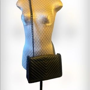 Black chain crossbody bag